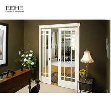 Aluminum Sliding Door with Glass Grill design for Entrance